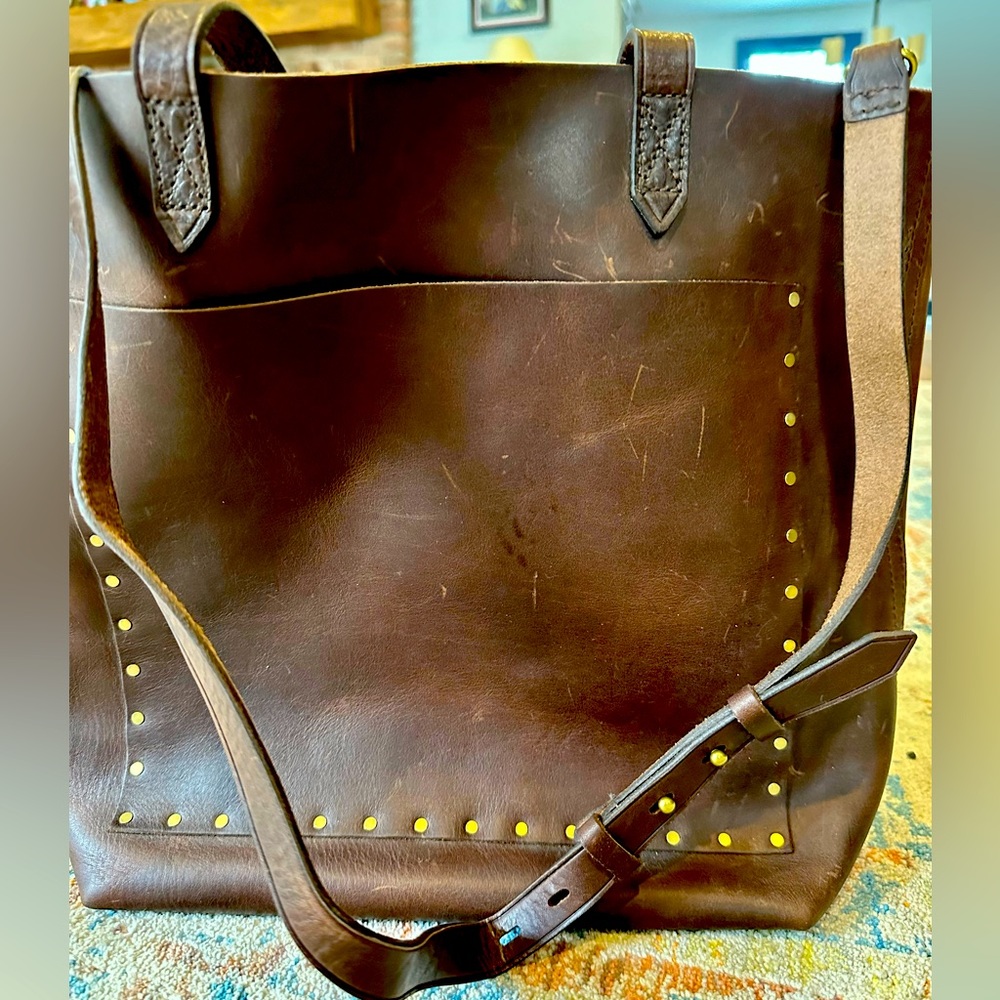 Madewell The Medium Transport Tote Studded Edition